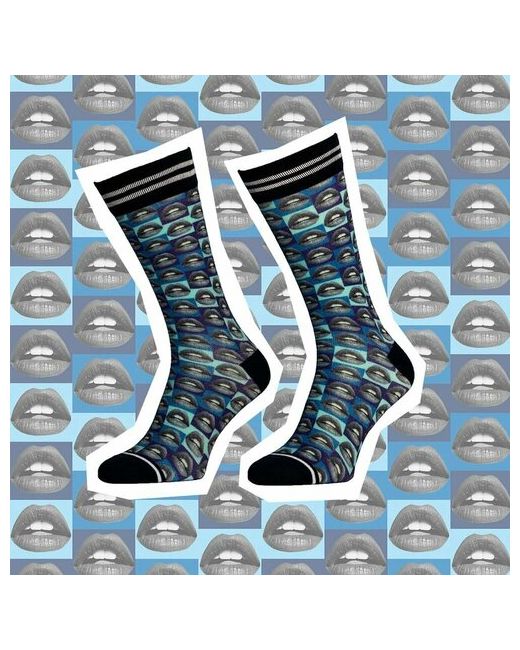Sock My Feet Носки размер 39-42 бирюзовый синий