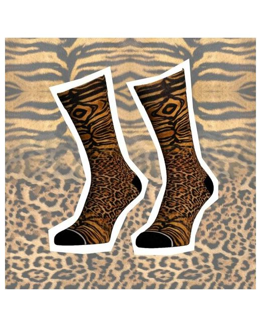 Sock My Feet Носки размер 43-46 черный оранжевый