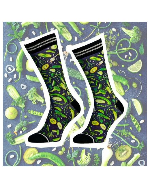 Sock My Feet Носки размер 39-42 зеленый синий