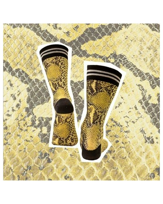 Sock My Feet Носки размер 43-47 желтый черный