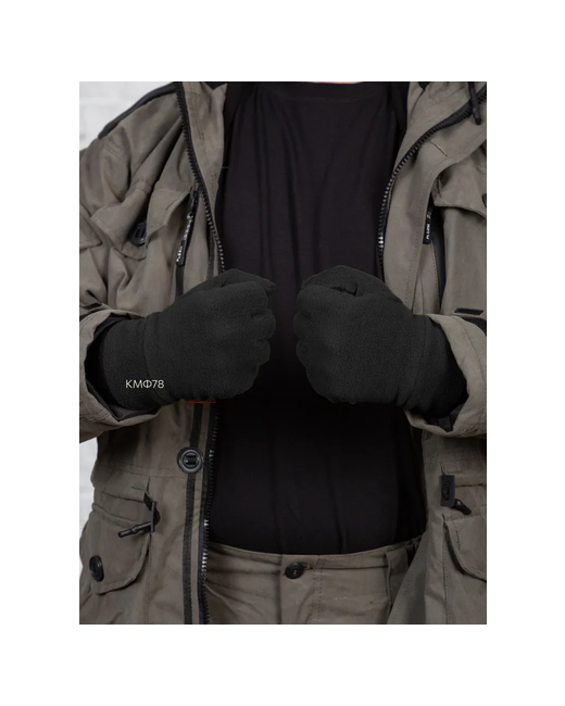 Кмф78 Флисовые демисезонные перчатки с утеплителем L/