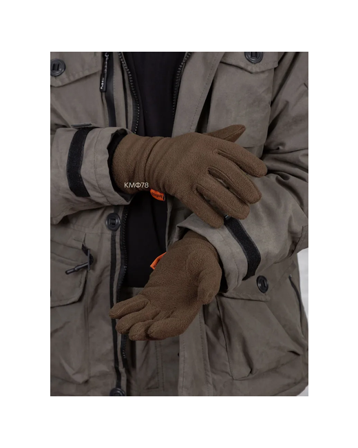 Кмф78 Флисовые демисезонные перчатки с утеплителем L/