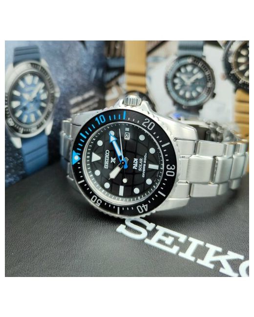 Seiko Наручные часы Оригинальные Prospex PADI SNE575P1. кварцевые производства Японии для серебряный