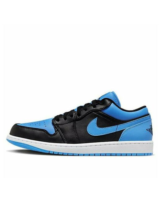 Nike Кроссовки полнота D размер 435 RU 285 CM синий черный