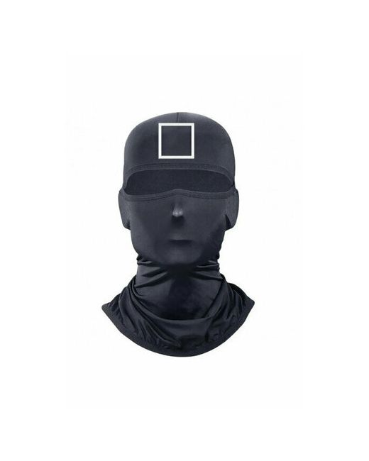 Вкостюме Балаклава Игра в Кальмара черная под шлем подшлемник головной убор