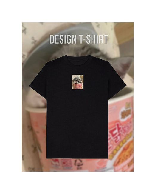 Design T-Shirt Футболка размер 50 черный