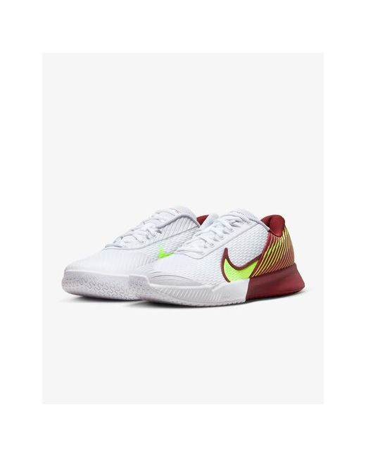 Nike Кроссовки NikeCourt Air Zoom Vapor Pro 2 размер 44.5 красный зеленый