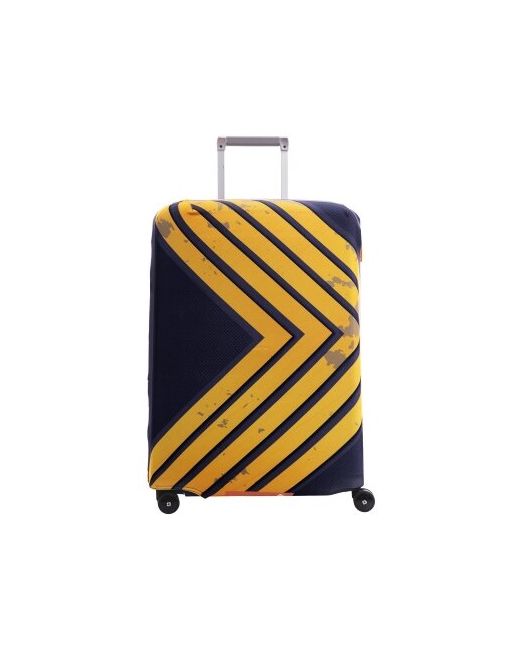 Routemark Чехол для чемодана размер желтый черный