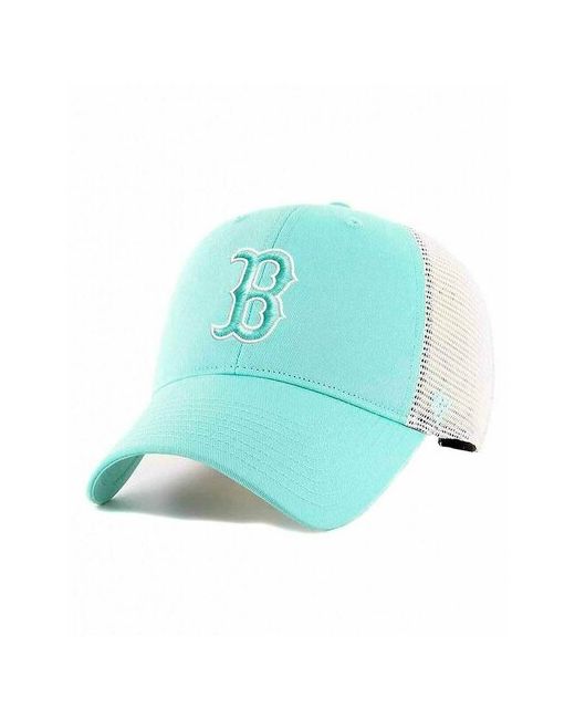 '47 Brand Бейсболка 47 Brand летнаяя с сеткой FLAGSHIP MVP Boston Red Sox TF Tiffany Blue размер os зеленый белый