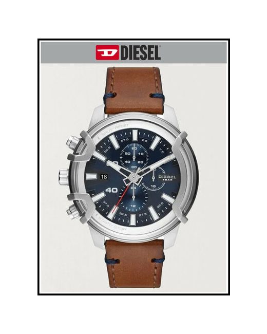 Diesel Наручные часы Griffed кварцевые наручные коричневый синий