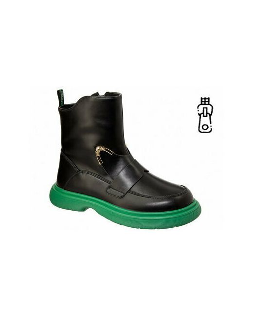 Kenka Ботинки размер черный зеленый