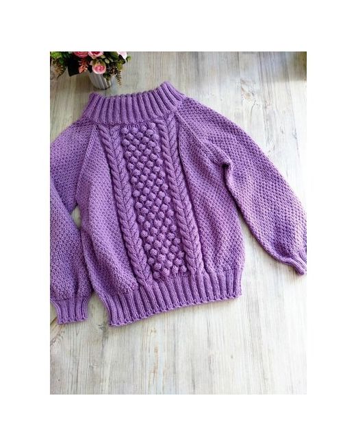 ItsMe Knitwear Свитер размер 44 лиловый