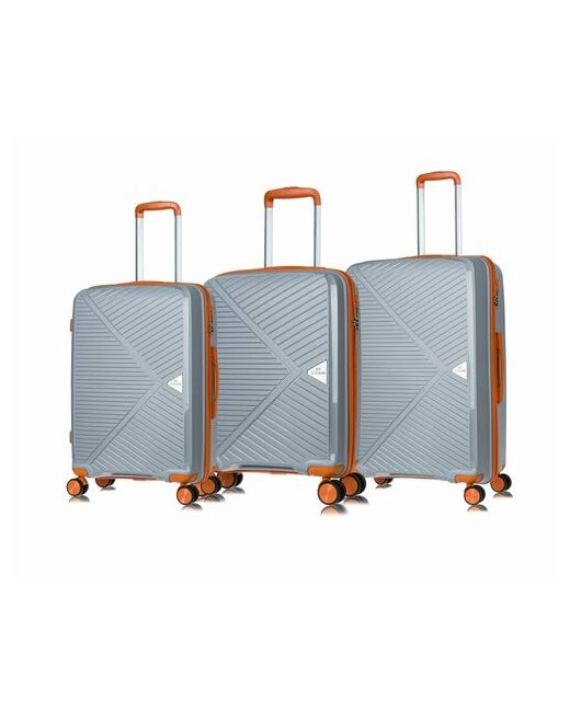 L'Case Комплект чемоданов 3 шт. 119 л размер