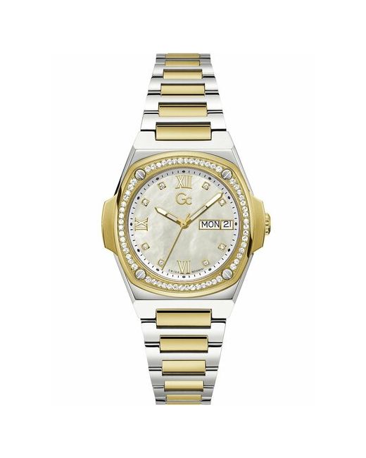 Gc Наручные часы Y98008L1MF серебряный золотой