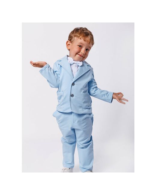 Chadolls Комплект на малышей пиджак брюки рубашка и бабочка голубого цвета размер