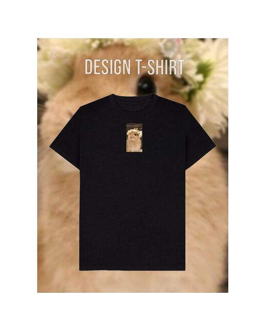 Design T-Shirt Футболка размер 52 черный