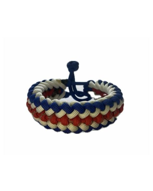 Sunny Street Славянский оберег плетеный браслет Триколор-Свет 1 шт. размер 7.5 см. диаметр 6.5 красный синий
