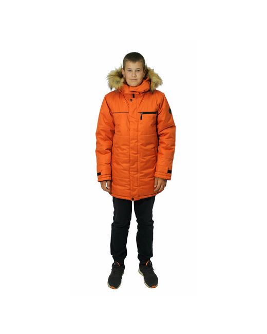 Эврика Куртка размер 72-63 оранжевый
