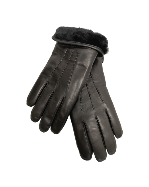 Farellas Перчатки зимние натуральная кожа подкладка натуральный мех черные размер 95