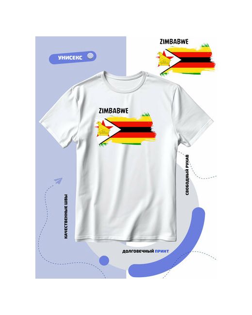 Smail-p Футболка флаг Зимбабве размер 6XL