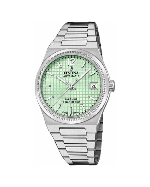 Festina Наручные часы Swiss Made F20029/3 серебряный зеленый