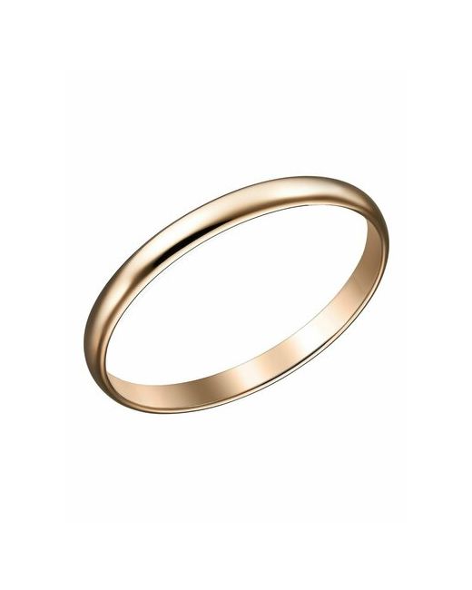 UVI Ювелирочка Перстень Золотое кольцо 585 пробы Обручальное красное золото проба размер 23 синий золотой