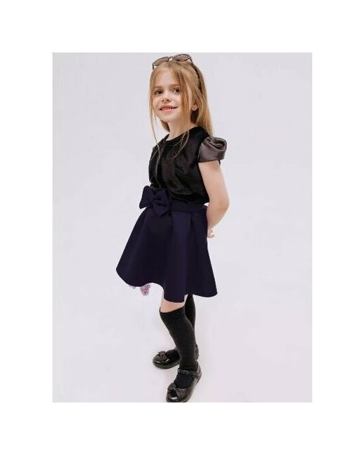 Olliri Школьная юбка размер черный синий