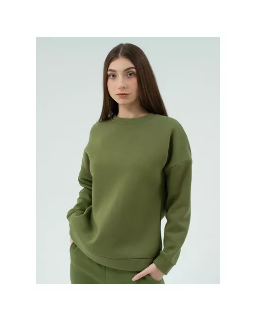 Челеби-Текстиль Свитшот размер 42-46 зеленый