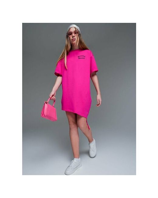 Nota Bene Платье размер 134 розовый фуксия