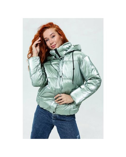 Натали Куртка размер 52 зеленый
