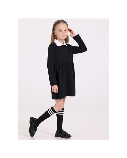 Апрель Школьное платье размер 64 черный