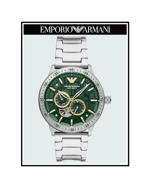 Emporio Armani Наручные часы Mario AR60053 серебряный зеленый