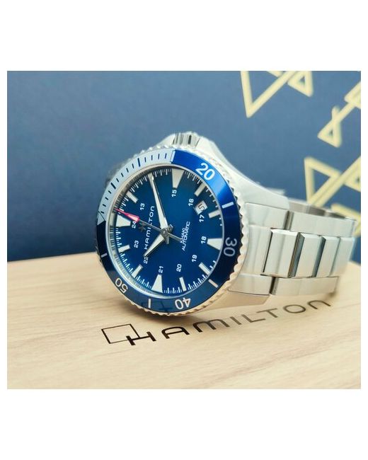 Hamilton Наручные часы синий серебряный