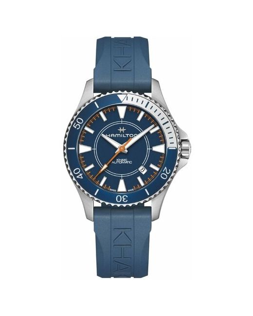 Hamilton Наручные часы Khaki Navy H82385340 синий серебряный