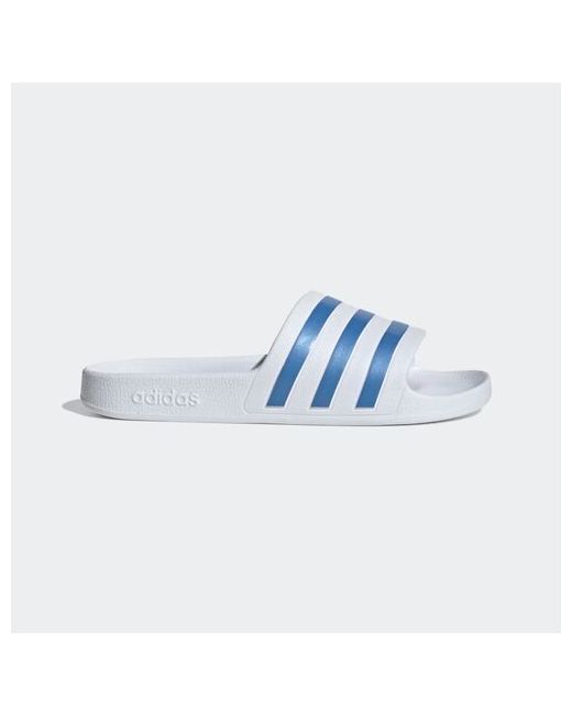 Adidas Шлепанцы размер 8 UK Cloud White/Blue Fusion Met./Cloud White