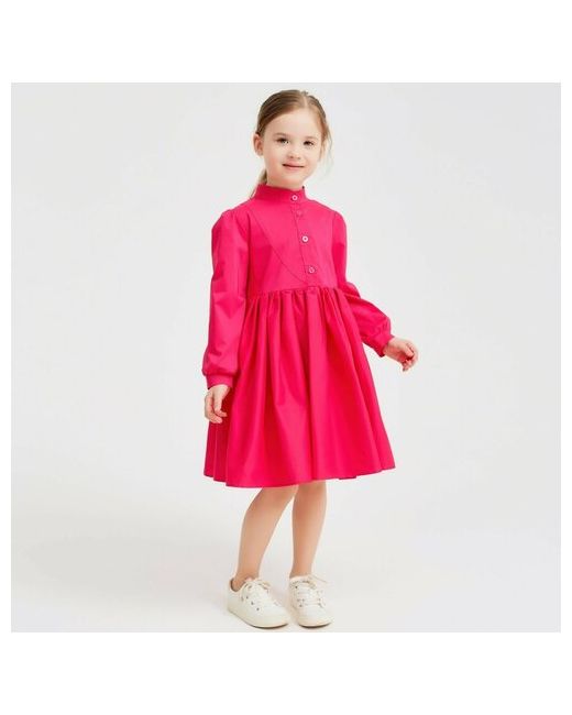 Minaku Платье размер фуксия розовый