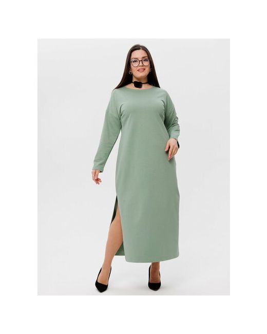 Elena Tex Платье размер 46 зеленый
