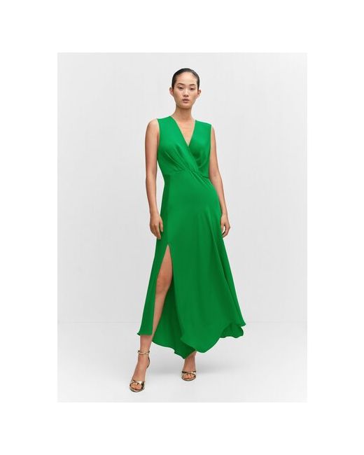 Mango Платье размер 36 зеленый