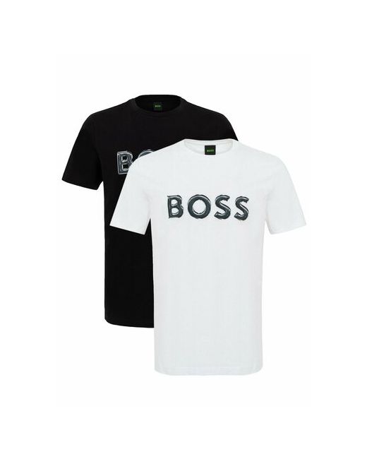 Boss Футболка 2 шт. размер черный