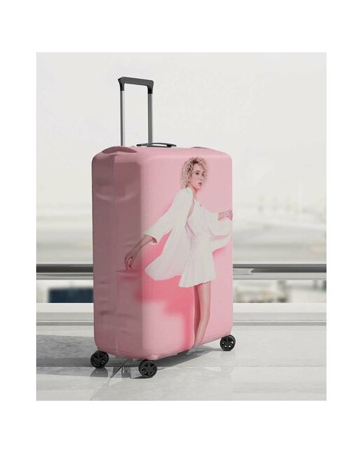 Instalook Чехол для чемодана размер розовый