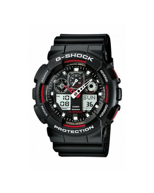 Casio Наручные часы G-Shock GA-100-1A4 черный мультиколор