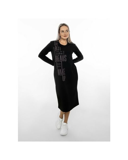 Elena Tex Платье размер 58 черный