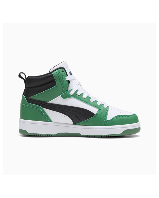 Puma Кеды Rebound V6 Mid Sneakers Youth размер 6 белый зеленый