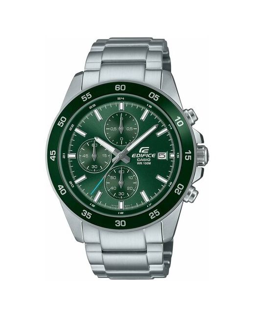 Casio Наручные часы EFR-526D-3A серебряный зеленый