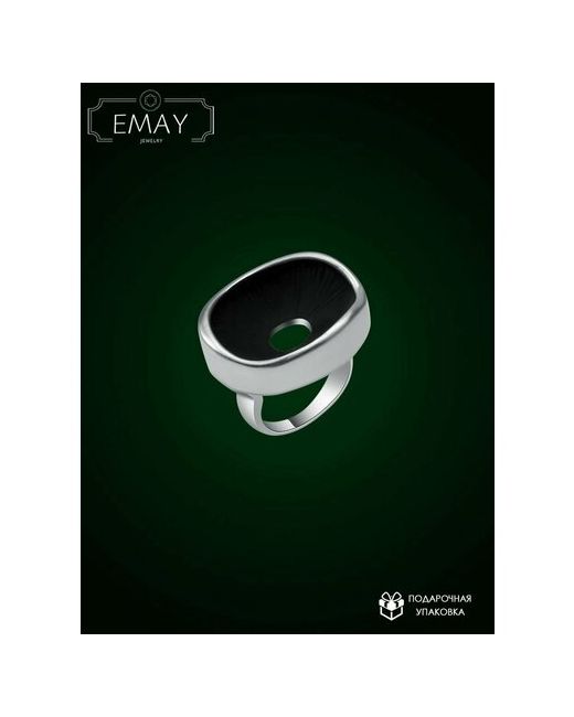 Emay Кольцо размер 17 серебряный