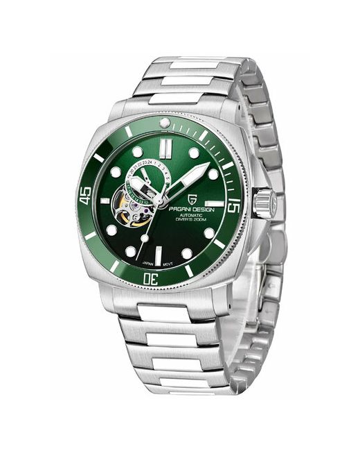 Pagani Design Наручные часы зеленый серебряный