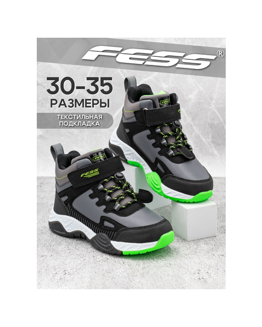 Fess Ботинки размер 31 зеленый черный