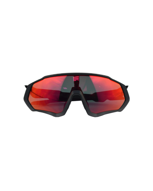 Kapvoe Солнцезащитные очки Очки спортивные унисекс для лыж велосипеда туризма KE9408-02очкиЧерныйКрасный красный черный