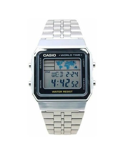 Casio Наручные часы черный серебряный