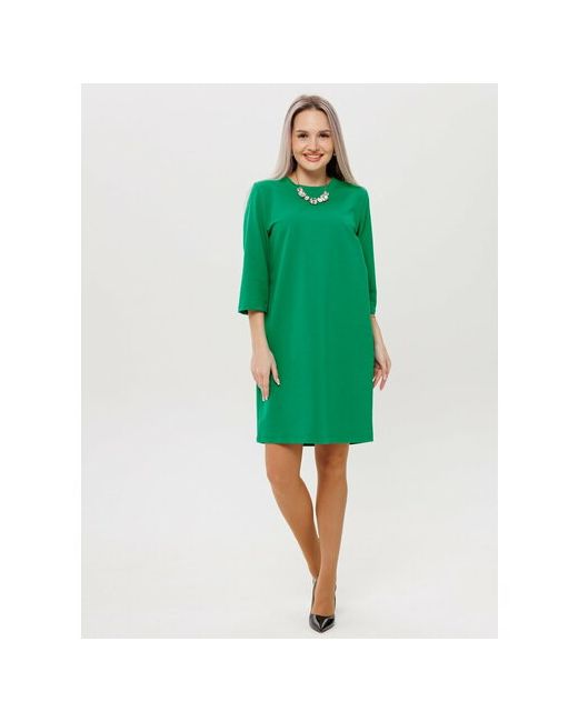 Elena Tex Платье размер 50 зеленый
